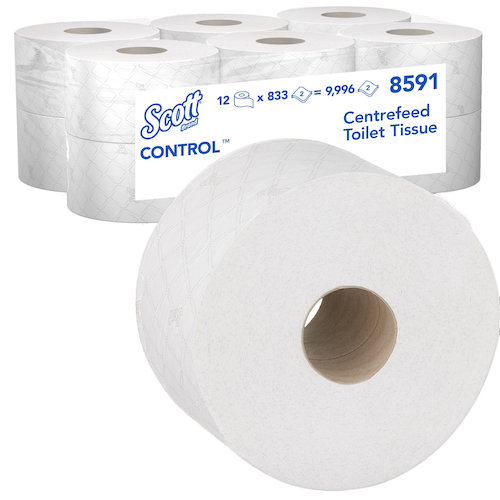 Scott® Control™ 8591 Centrefeed Toilet Tissue (AA320)